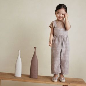 Zara Plaid Rustic Overalls